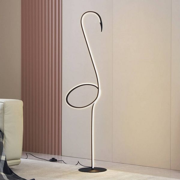 Lindby Stehlampe Pajaro, Enthalten, 1 x 17,5 W LED, Farbwechsel warmweiß / tageslicht