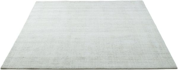 Sansibar Teppich Tinnum Uni meliert, rechteckig, Höhe: 13 mm, meliert, 60% Wolle, handgearbeitet in aufwendiger Handloom-Technik