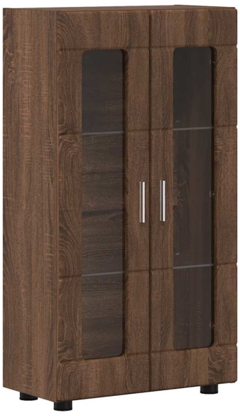 vidaXL Sideboard Braun Eichen-Optik 55,5 x 29 x 103 cm Holzwerkstoff 880258