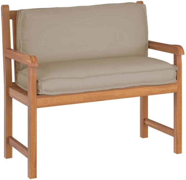 vidaXL Kissen Taupe 120 x 40 x 12 cm Oxford-Stoff 42001543