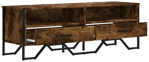 vidaXL TV-Schrank Räuchereiche 122x34x41 cm Holzwerkstoff 848581 Bild 7