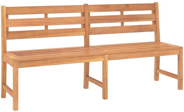 Gartenbank, Sitzbank 180 cm Massivholz Teak
