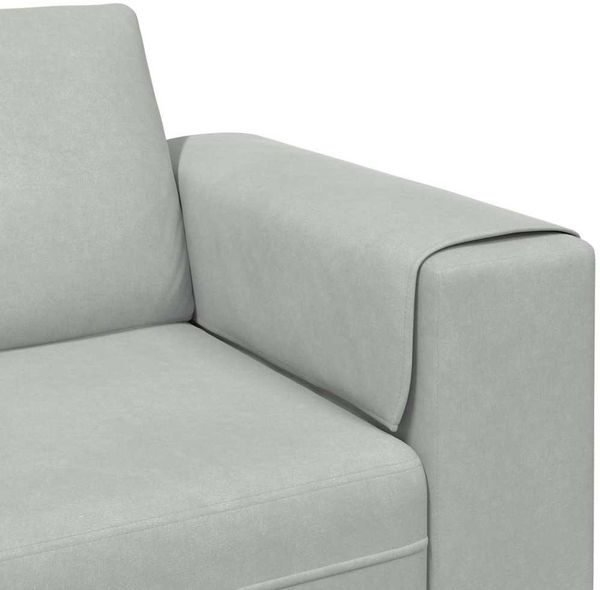 vidaXL Wohnzimmer Couch Hellgrau 250 x 77 x 76 cm 3335091 Bild 7