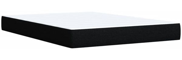vidaXL Boxspringbett mit Matratze Schwarz 160x200 cm Stoff 3291333 Bild 9