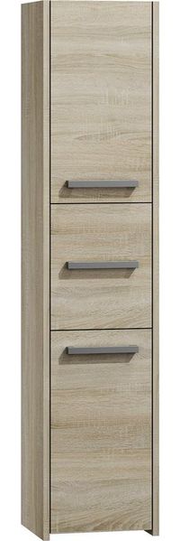 ibonto Hochschrank Platzsparender Badezimmerschrank Aufbewahrungsmöbel Bad & Küche