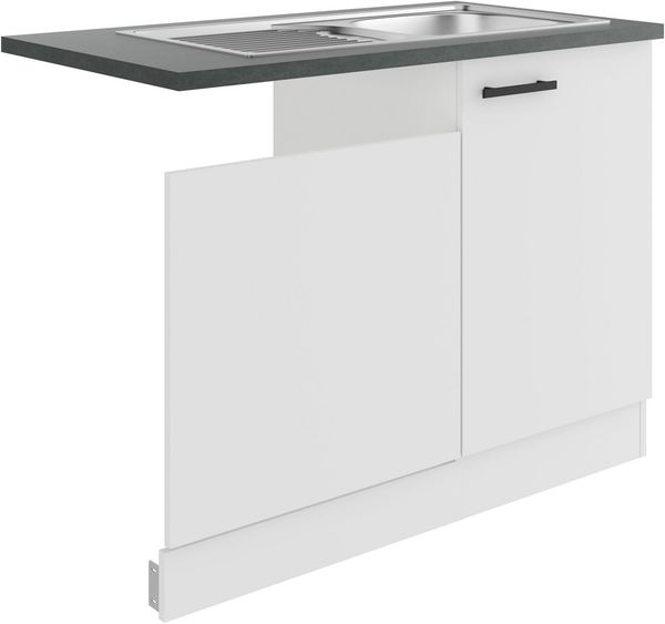 OPTIFIT Spülenschrank Palma Breite 110 cm, geeignet für teilintegrierte Geschirrspüler