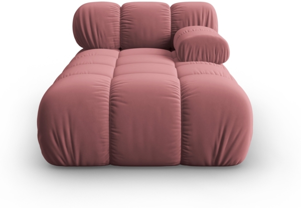 Micadoni Recamiere Bellis Rechts Samt Bluvel Rosa