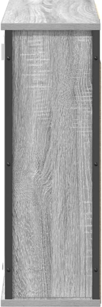 vidaXL Bad-Wandschrank mit Spiegel Grau Sonoma 60x21x60 cm 861900 Bild 5