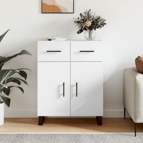 vidaXL Sideboard Weiß 69,5x34x90 cm Holzwerkstoff 828004
