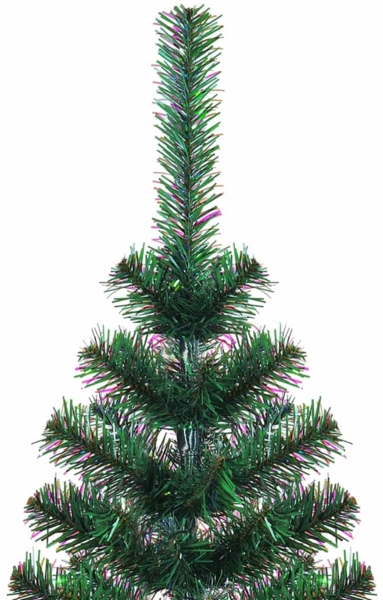 vidaXL Künstlicher vorbeleuchteter Weihnachtsbaum Grün 210 cm 3396775 Bild 10