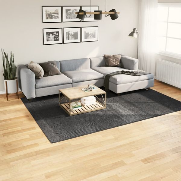 vidaXL Teppich IZA Kurzflor Skandi-Stil Anthrazit 200x280 cm 375431