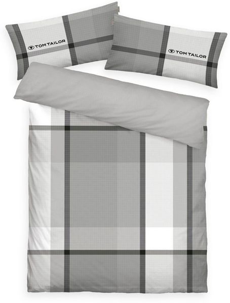 TOM TAILOR HOME Bettwäsche Lenny, Renforcé, 3 teilig, mit GRATIS-Zugabe: Kissenhülle 1tlg, in Biber und Renforcé erhältlich
