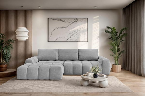 OTTO home Ecksofa AZITA L-Form, 270 cm - OTTO. Verlässliche Qualität, wahlweise als Schlafsofa m. Bettkasten, Bubble-Optik