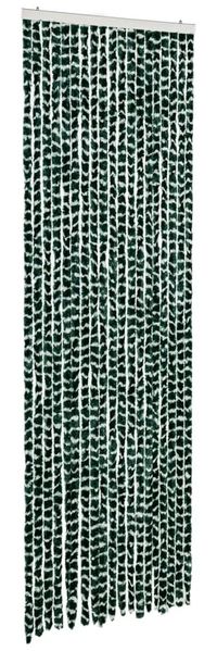 vidaXL Insektenschutz-Vorhang Grün und Weiß 56x185 cm Chenille 325445 Bild 2