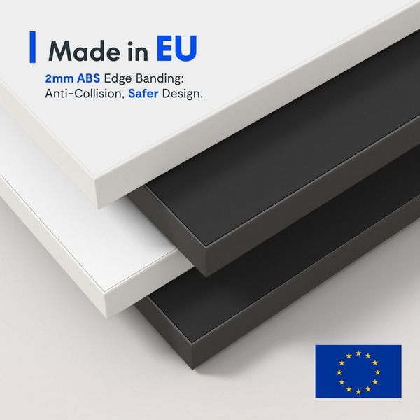 FLEXISPOT Tischplatte DIY Tischplatten (Holzwerkstoff, Farbe auswählbar, Groß auswählbar, Stabile Tischplatte), DIY Schreibtischplatte Bürotischplatte