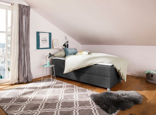 INOSIGN Boxbett Alexis, ohne Kopfteil - ideal für Räume mit Dachschrägen, in 4 Breiten