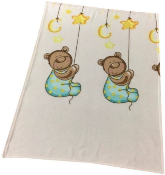 Baby Kuscheldecke 75x100 cm Bär Bild 3