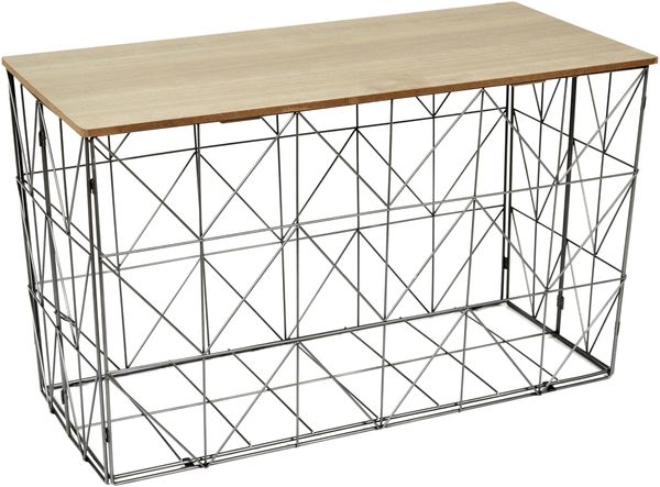 HOME DECO FACTORY - Hd7208 – Klapptisch, kabelgebunden, Grau, platzsparend