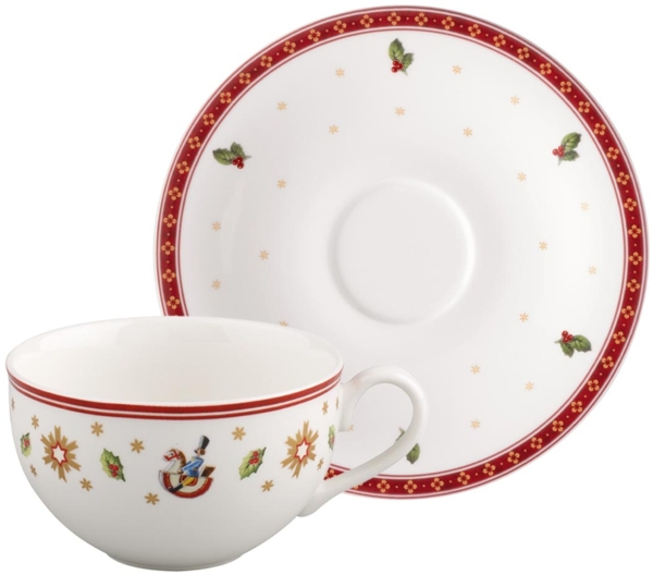 Villeroy & Boch Toy's Delight Kaffeetasse mit Untertasse 170 ml Weiß (rund)