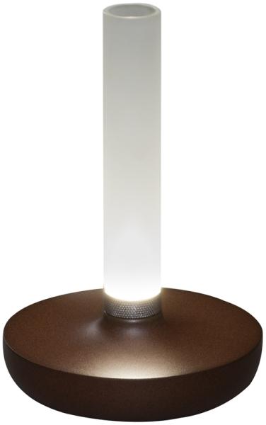 KONSTSMIDE Biarritz Akku Tischleuchte IP54 rostfarben dimmbar 1800/3000/4000K Bild 2