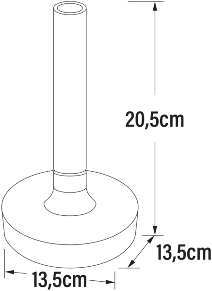 KONSTSMIDE Biarritz Akku Tischleuchte IP54 rostfarben dimmbar 1800/3000/4000K Bild 5