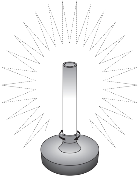 KONSTSMIDE Biarritz Akku Tischleuchte IP54 rostfarben dimmbar 1800/3000/4000K Bild 9