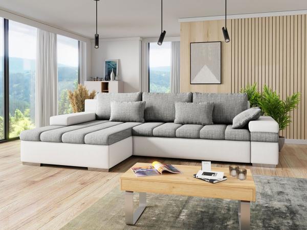 Ecksofa Bangkok, Seite: Links, Farbe: Soft 017 + Lawa 05