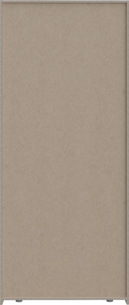 Forte PANOPTIK Kleiderschrank 90, schmaler, moderner Schrank, 2-türig, 2 Schubladen, Schlafzimmer, Jugendzimmer, Kaschmir|Beige|Riva Eiche Holzdekor, 48 cm breit x 210,5 cm hoch x 54,2 cm tief Bild 9