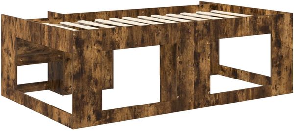 vidaXL Kinderbettgestell mit Stauraum Geräucherte Eiche 80 x 200 cm 3422599 Bild 5