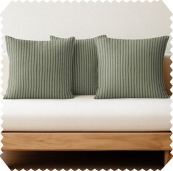 novely® Dekokissen 3er Set Dekokissen PORTO Cord-Optik Kissen Kissenbezug 40x40 cm Füllung, Cord-Optik, Samtige Haptik, Fusselfrei, versteckter Reißverschluss Bild 6