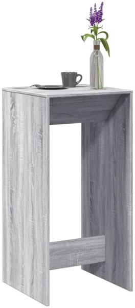 vidaXL Bartisch Grau Sonoma 51x50x103,5 cm Holzwerkstoff 854423