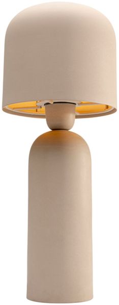Tischleuchte Speaker 39 cm, Metall, Beige, 15 x 39 x 15 cm