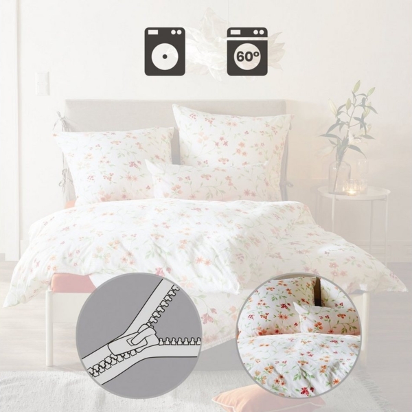 REDBEST Bettwäsche Bettwäsche, Seersucker, Blumen Bild 2
