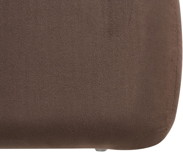 Pouf CALIENTE Samtstoff Dunkelbraun Bild 6