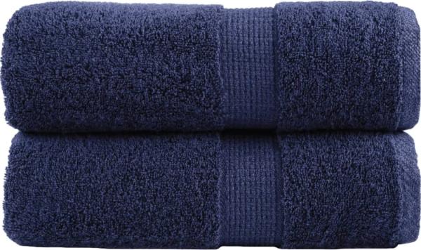 Premium-Waschlappen 2 Stk. Marineblau 30x30 600 g/m² Baumwolle 137251