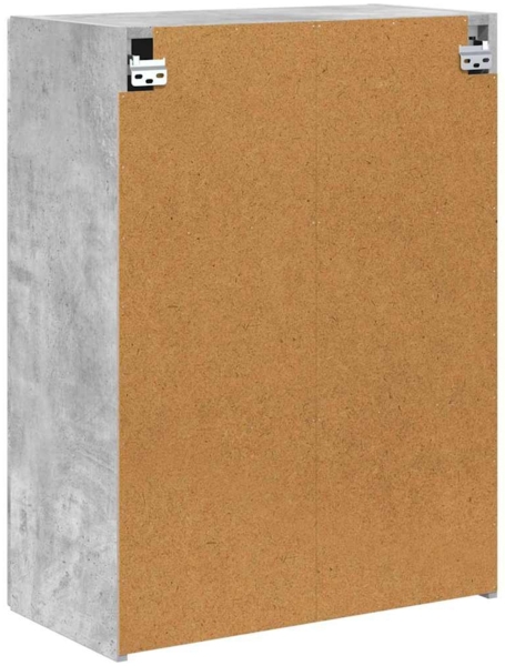 vidaXL TV-Wandschrank Beton Grau 59,5 x 31 x 80 cm Holzwerkstoff 892362 Bild 7