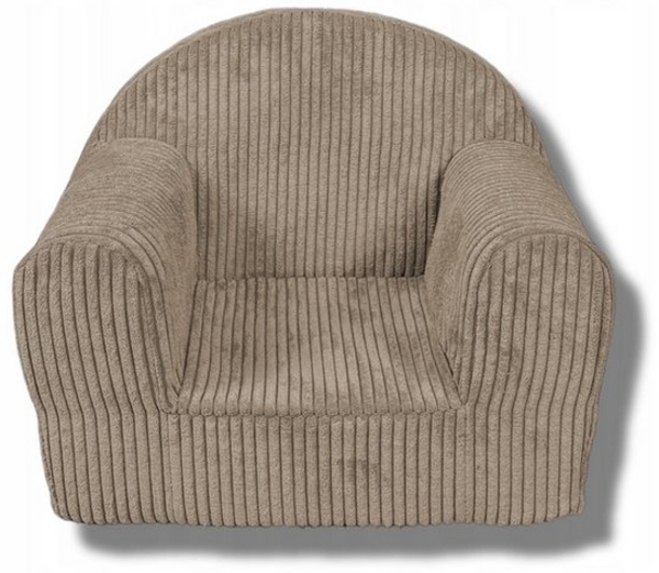 FORTISLINE Kindersessel Kindersessel Mini in Cord Komfort und Stil Braun Kinderzimmer