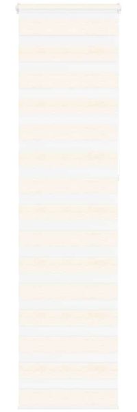 vidaXL Doppelrollo Marmorbeige 65x230 cm Stoffbreite 60,9 cm Polyester 4014696