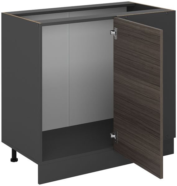 Eckunterschrank R-Line Edelgrau 86 cm ohne Arbeitsplatte Vicco Bild 4