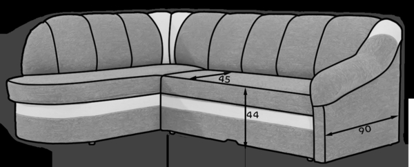 Eltap Benano Ecksofa (Soft 33, Soft 66) Seite rechte Bild 5