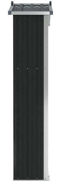 vidaXL Gerätehaus Anthrazit 116x45x175 cm Verzinkter Stahl 46303 Bild 5