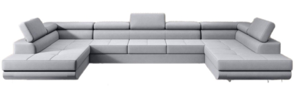 Baidani Sofa Sofa Positano mit Schlaf- und Klappfunktion (Stoff, inkl. Aufbau