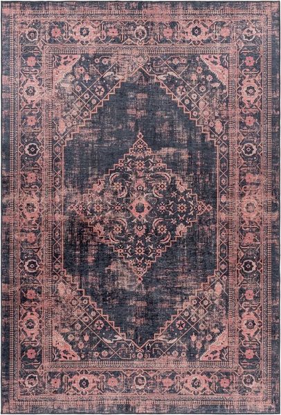 Teppium Teppich Orientalisch Design, Rechteckig, Höhe: 7 mm, Waschbarer Teppich Orient Design Rutschfest Teppich Wohnzimmer