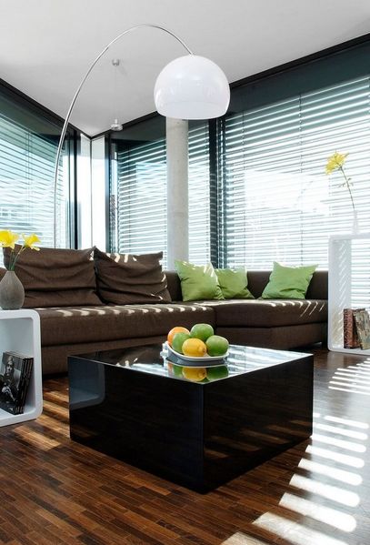 SalesFever Couchtisch, MDF Schwarz, 60 x 60 x 30 cm