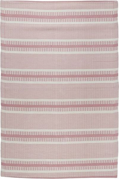 Teppich Läufer Terrasse Balkon 120x180cm Rosa Weiß Kunststoff Ib Laursen 2832-07