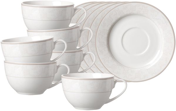 Ritzenhoff & Breker Isabella Kaffeetasse mit Untertasse 250 ml 6er Set