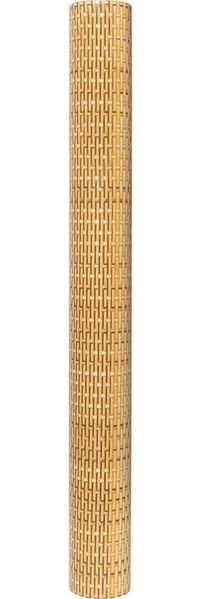 vidaXL Balkon-Sichtschutz Hellbraun 400x100 cm Poly Rattan 156270 Bild 4