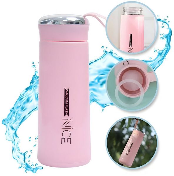 WS-Trend Trinkflasche Sportflasche Wasserflasche Trinkflasche Flasche 400 ml in 3 Farben