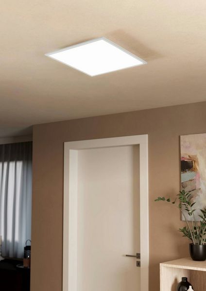 Eglo 32813 LED-Panel Deckenleuchte SALOBRENA 1 m. 59,5x59,5 cm in weiß mit Schweberahmen