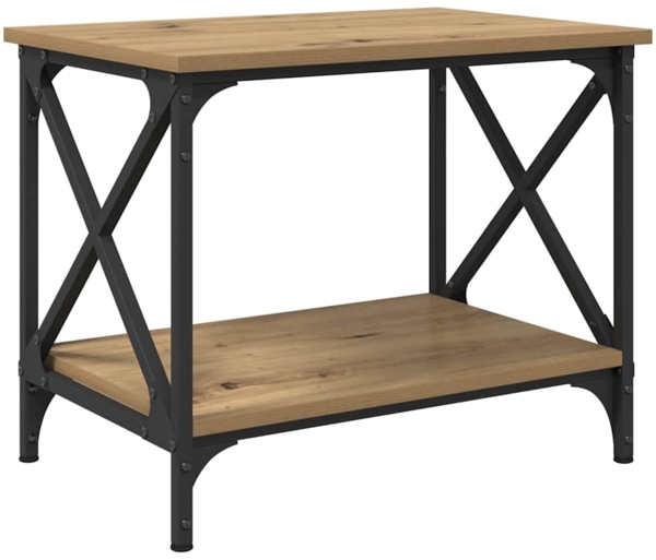vidaXL Beistelltisch Artisan-Eiche 55 x 38 x 45 cm Holzwerkstoff 875739